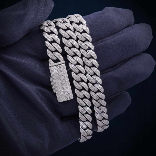 10MM VVS Miami Cuban Link Chain 14K Gold - Image 3