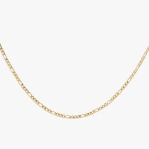 1MM Figaro Chain 14K Gold