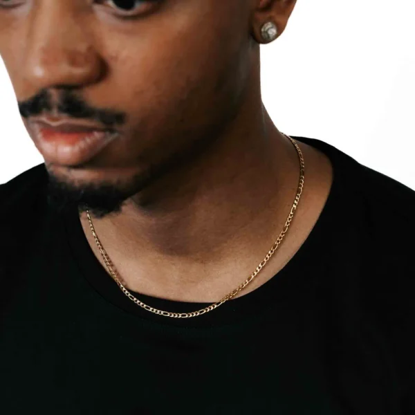 1MM Figaro Chain 14K Gold - Image 2
