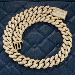 20MM Prong Moissanite Miami Cuban Link Chain
