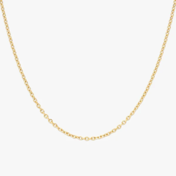 3MM Cable Link Chain 14K Gold
