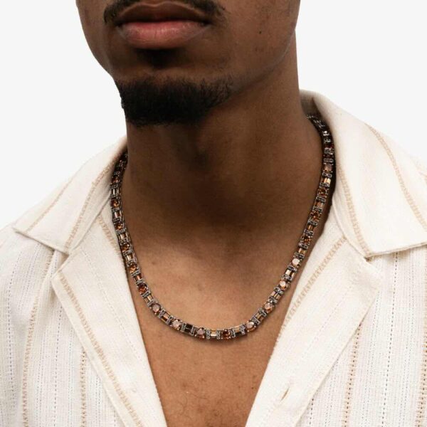 5MM Brown Moissanite Tennis Chain