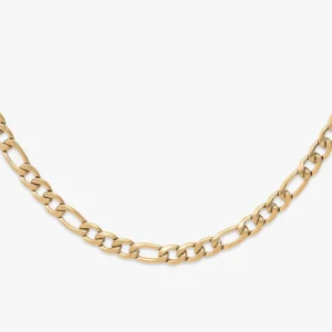 5MM Figaro Chain 14K Gold