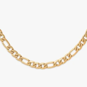 7MM Figaro Chain 14K Gold