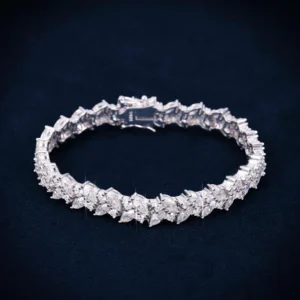 9MM Moissanite Eternal Harmony Tennis Bracelet 14K Gold