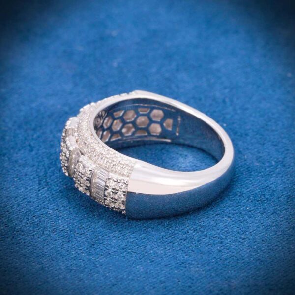Round Shaped Moissanite Ring 14K Gold - Image 4