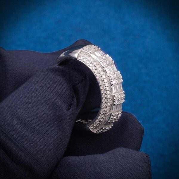 Round Shaped Moissanite Ring 14K Gold - Image 2