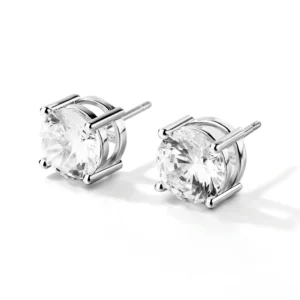 VVS Stud Earrings 14K Gold (ALL SIZES)