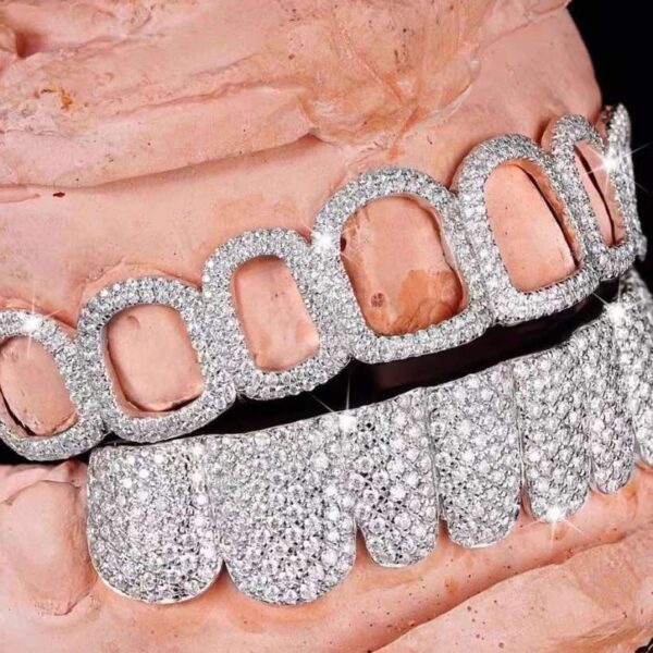 Open Face Moissanite Grillz - Image 2