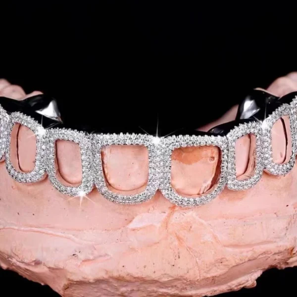 Open Face Moissanite Grillz - Image 3