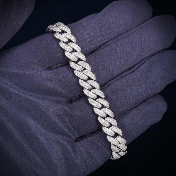10MM VVS Miami Cuban Link Bracelet 14K Gold - Image 3
