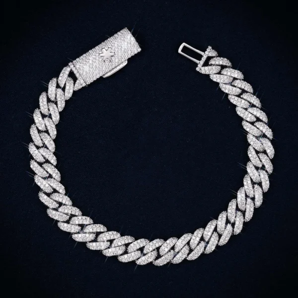 10MM VVS Miami Cuban Link Bracelet 14K Gold