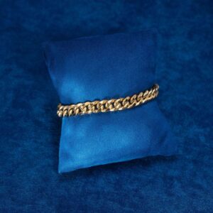 8MM Cuban Link Bracelet 14K Yellow Gold
