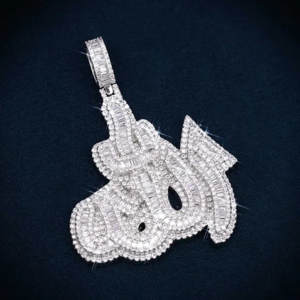 VVS Allah Pendant 14K Gold