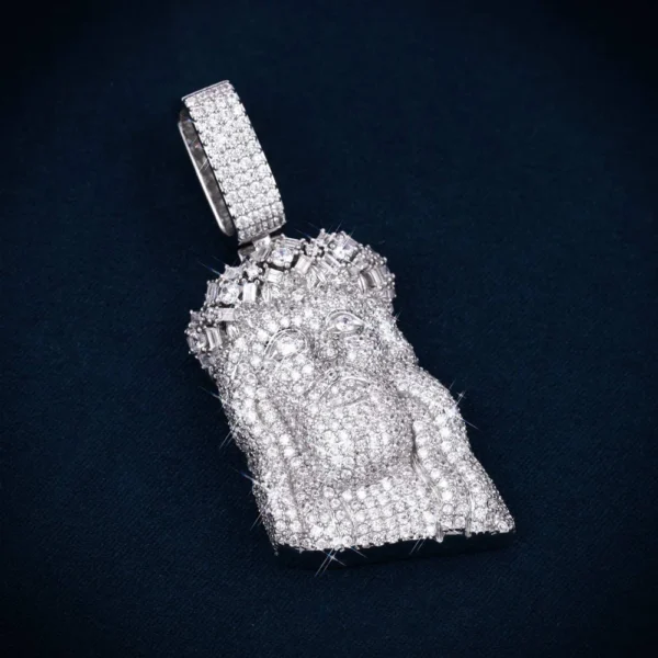 VVS Jesus Pendant 14K Gold - Image 3