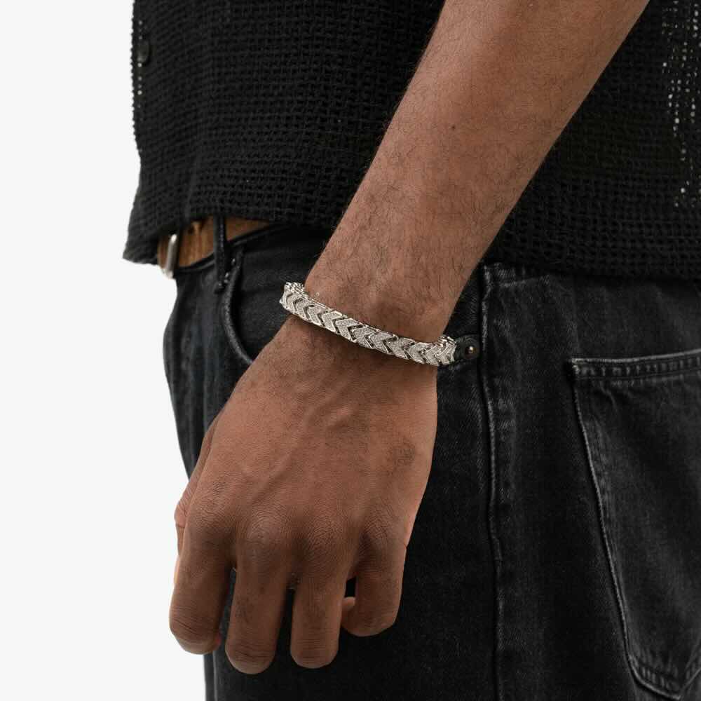 Moissanite Arrow Link Bracelet - Image 2
