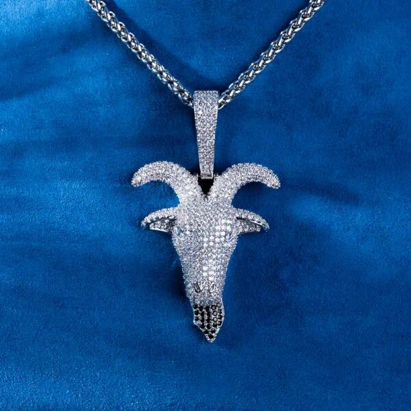 Goat Head Pendant 14K Gold
